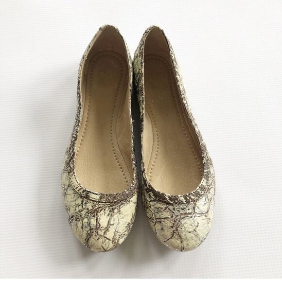 Frye Carson Marble Ballet Flats Size 1 - Picture 6 of 6